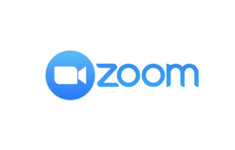 Zoom video conferencing software for remote meetings.