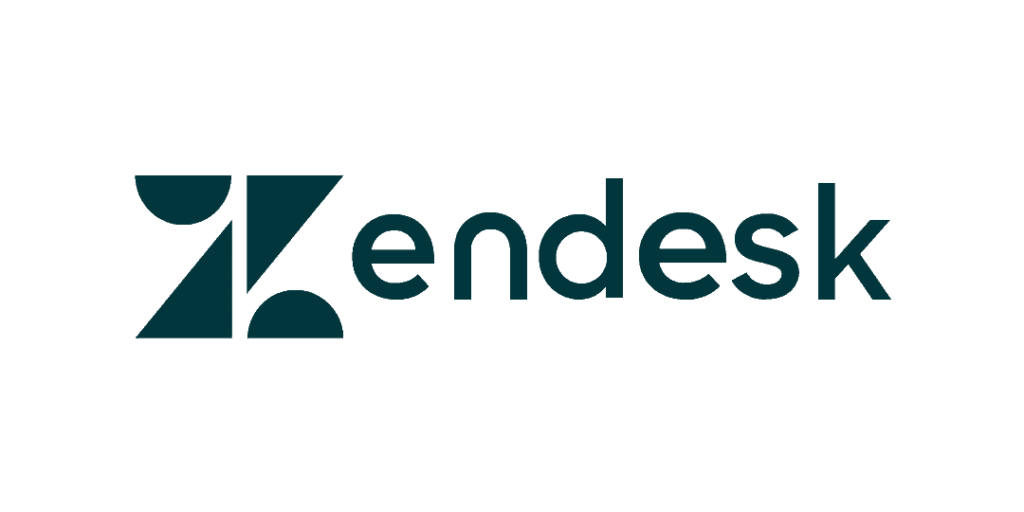 Zendesk customer service software for ticketing and support.